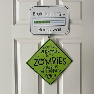 Two Funny Office Signs